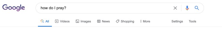 How do I pray